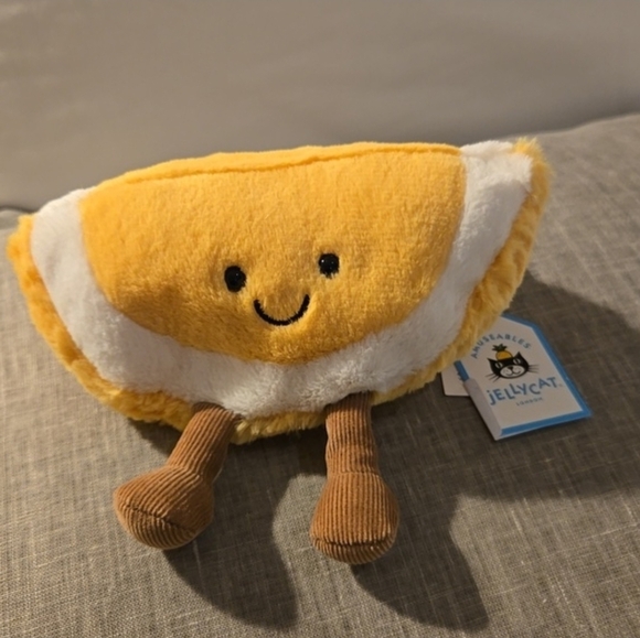 Jellycat Clemont Lemon 🍋 6x4" Soft and Plush BNWT Authentic - Picture 2 of 7